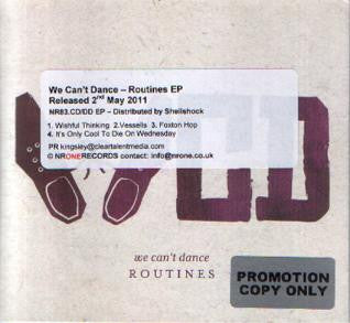 We Can't Dance : Routines EP (CD, EP)