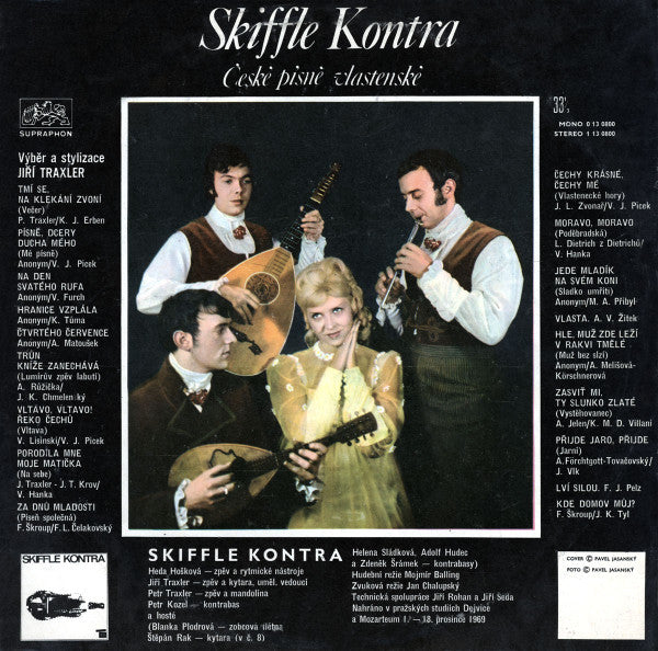 Skiffle Kontra : České Písně Vlastenecké (LP, Mono)