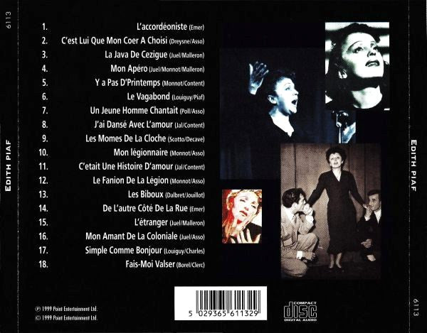 Edith Piaf : Edith Piaf (CD, Comp)