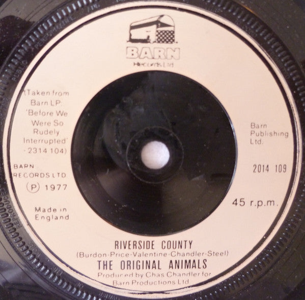 The Animals : Please Send Me Someone To Love (7", Single)
