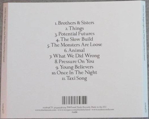 Duels : The Bright Lights And What I Should Have Learned (CD, Album)