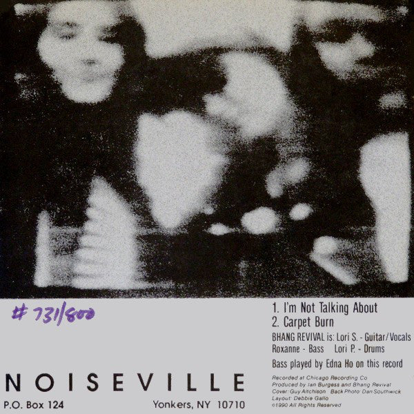 Bhang Revival : I'm Not Talking About (7", Ltd, Num, Pur)