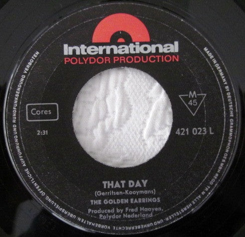 Golden Earring : That Day (7", Single, Mono)