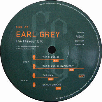 Earl Grey : The Flavour E.P. (12")