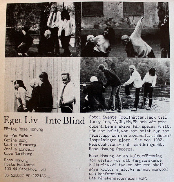 Extrém Exém : Eget Liv (7", Single)