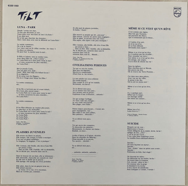 Luna-Park : Tilt (LP)