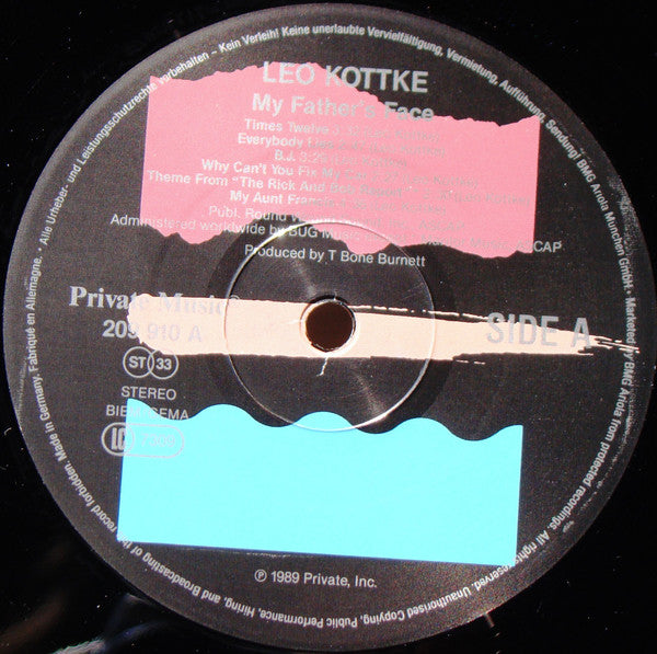 Leo Kottke : My Father's Face (LP, Album)