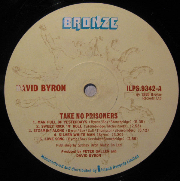 David Byron : Take No Prisoners (LP, Album)