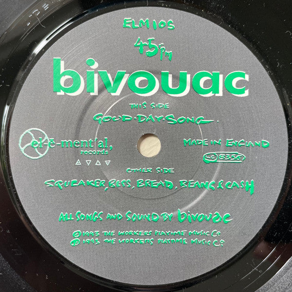 Bivouac : Good Day Song (7", Single)