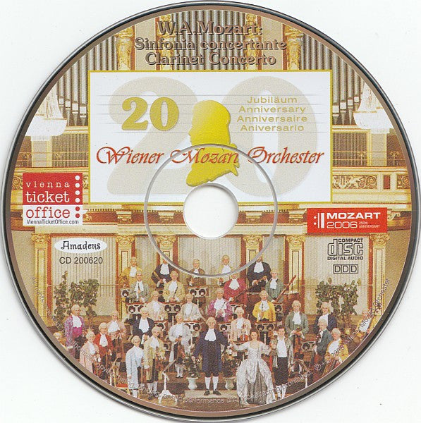 Wiener Mozart Orchester, Wolfgang Amadeus Mozart : Sinfonia Concertante / Clarinet Concerto (CD)