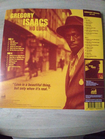 Gregory Isaacs : No Luck (LP, Ltd, Tra)
