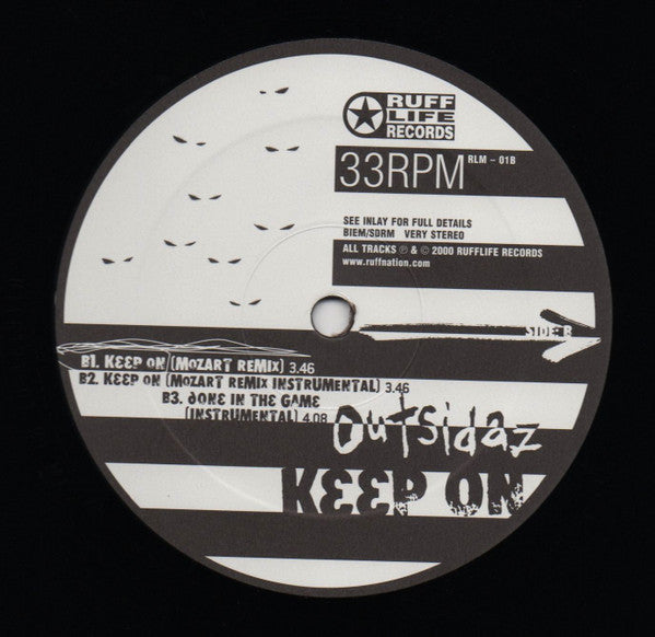 Outsidaz : Keep On (12", Single)