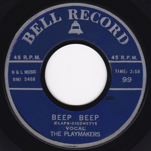 Jimmy Morris, The Playmakers : Bimbombey / Beep Beep (7", Single)
