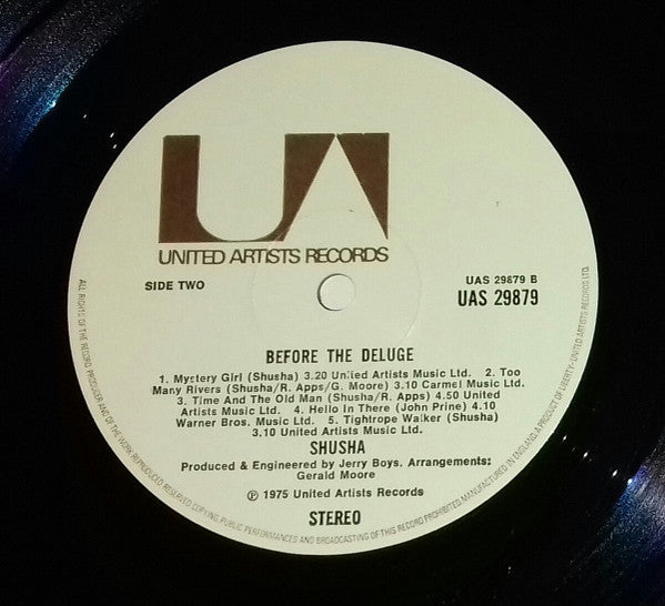 Shusha : Before The Deluge (LP, Album)