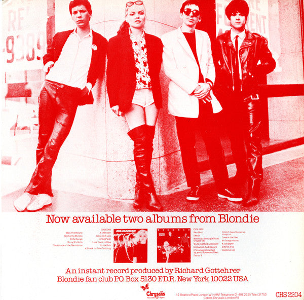Blondie : Denis (12", Single, Red)