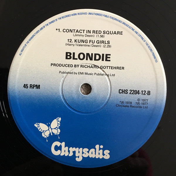 Blondie : Denis (12", Single, Red)