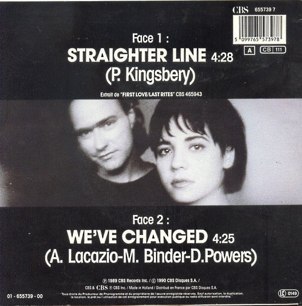 Cock Robin : Straighter Line (7", Single)