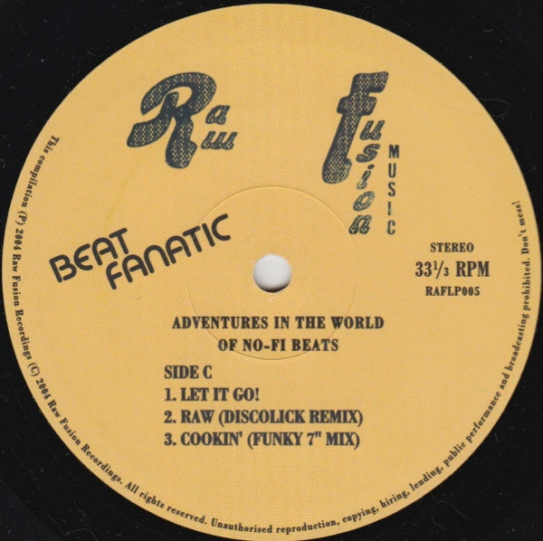 Beatfanatic : Adventures In The World Of No-Fi Beats (2x12", Album)