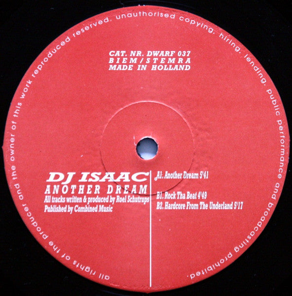 DJ Isaac : Another Dream (12")