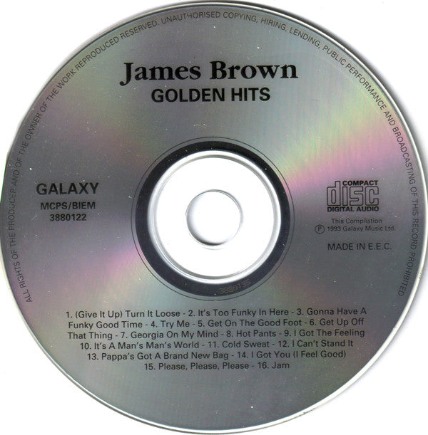 James Brown : Golden Hits (CD, Album, RE)