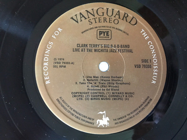 Clark Terry : Clark Terry's Big-B-a-d-Band Live At The Wichita Jazz Festival 1974 (LP, Album)