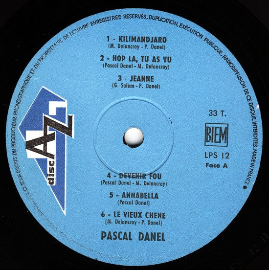 Pascal Danel : Pascal Danel (LP, Album)