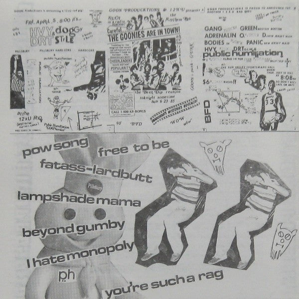 Public Humiliation : Dead At Budokan (7", Gol)