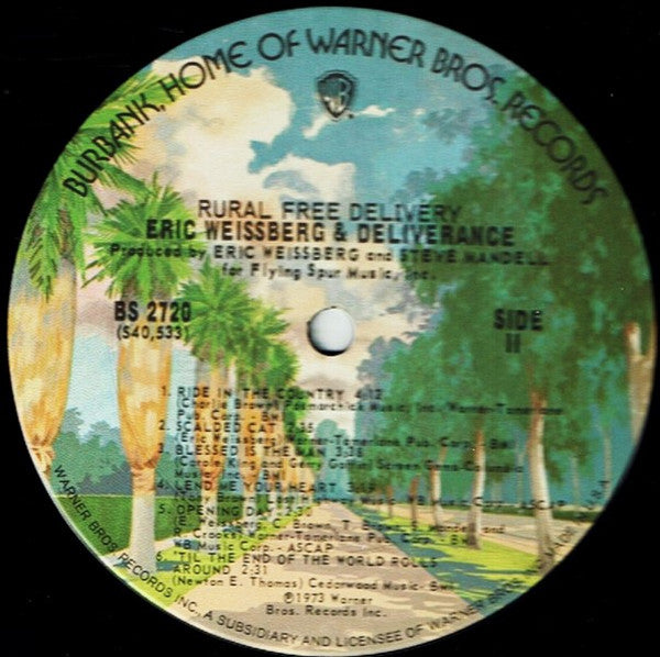 Eric Weissberg And Deliverance : Rural Free Delivery (LP, Album, Pit)