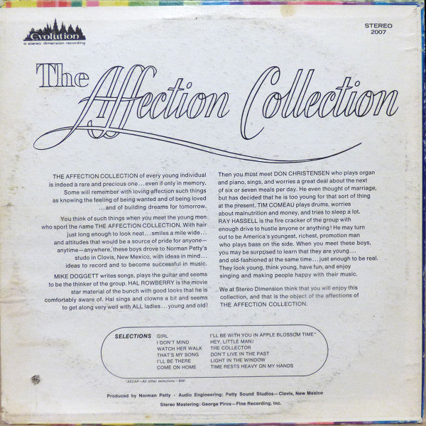 The Affection Collection : The Affection Collection (LP, Album)