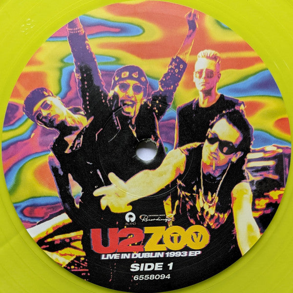 U2 : Zoo TV (Live In Dublin 1993) (12", EP, Ltd, Neo)