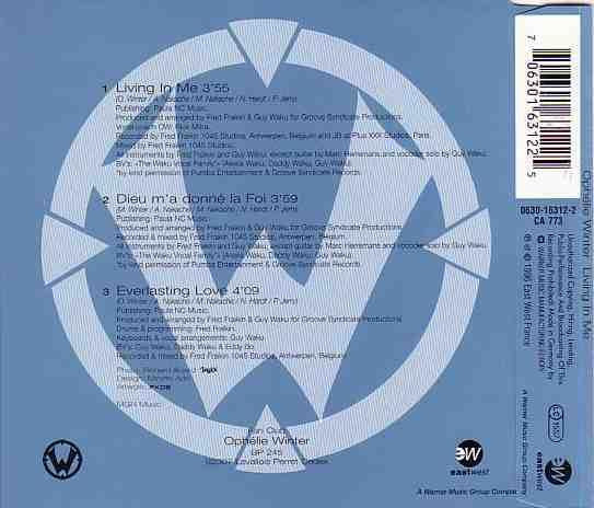 Ophélie Winter : Living In Me (CD, Single)