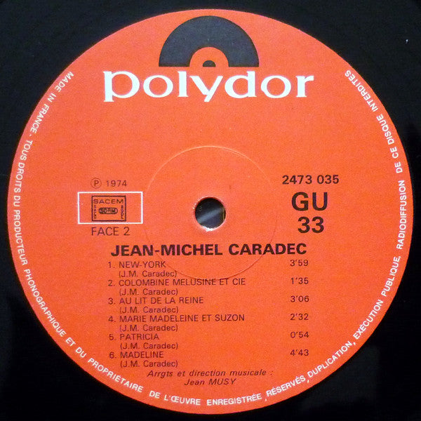 Jean-Michel Caradec : Ma Petite Fille De Rêve (LP, Album)