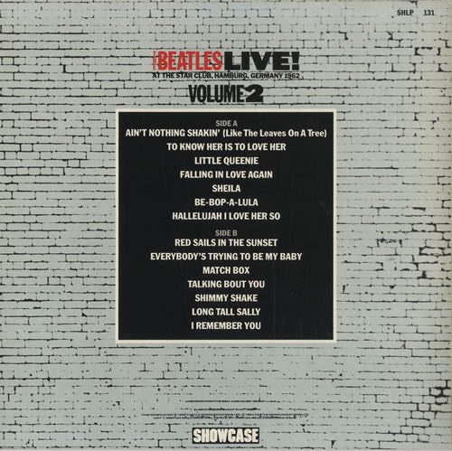 The Beatles : Live! At The Star Club, Hamburg, Germany 1962 (Volume 2) (LP, Album)