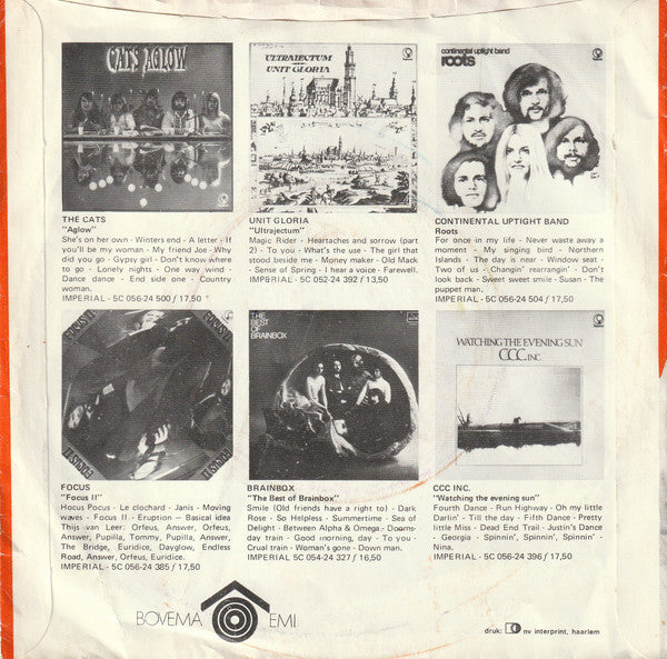 Jan Boezeroen : Oei Oei (7", Single)