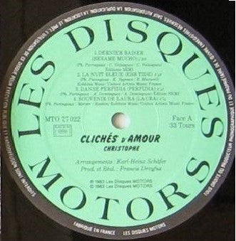 Christophe : Clichés D'Amour (LP, Album)