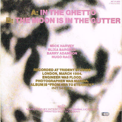 Nick Cave & The Bad Seeds : In The Ghetto (7", Single)