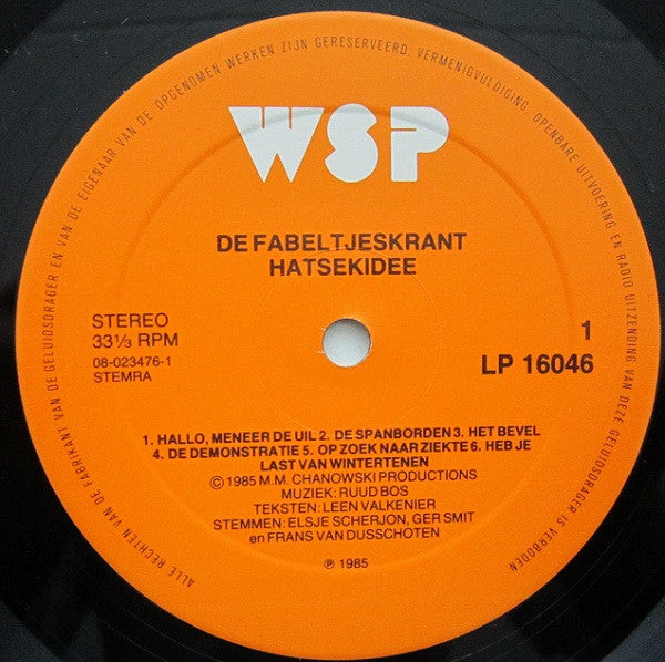 De Fabeltjeskrant : Hatsekidee (LP)