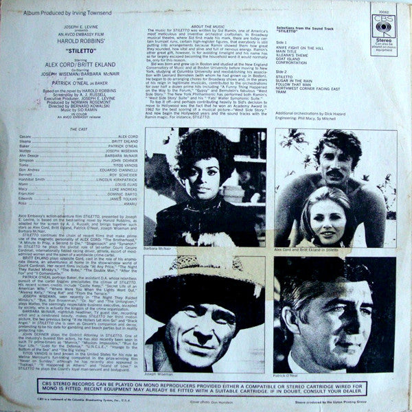 Sid Ramin : Stiletto (LP, Album)