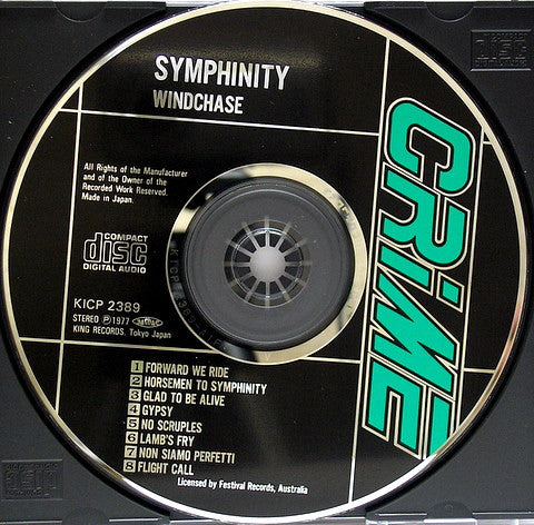 Windchase : Symphinity (CD, Album, RE)