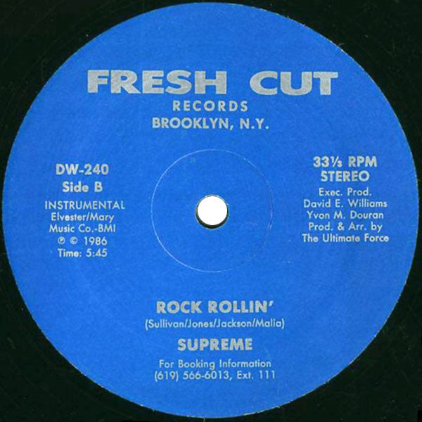 Supreme (7) : Rock Rollin' (12")