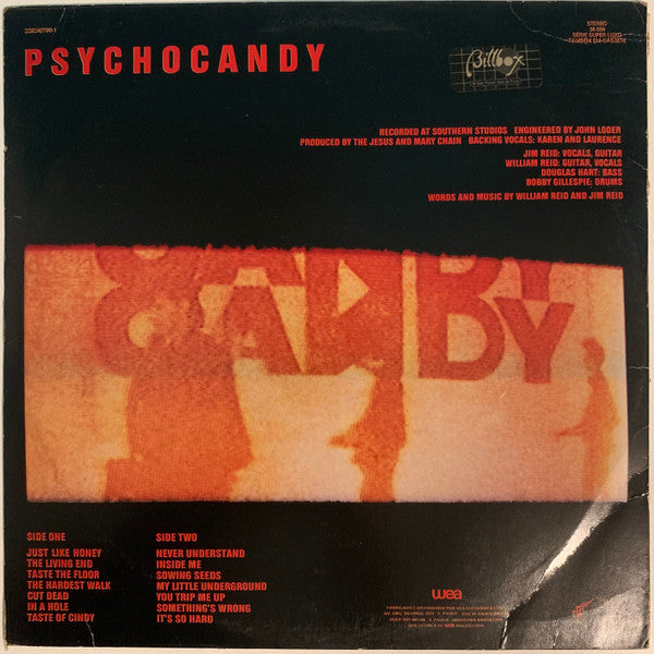 The Jesus And Mary Chain : Psychocandy (LP, Album)