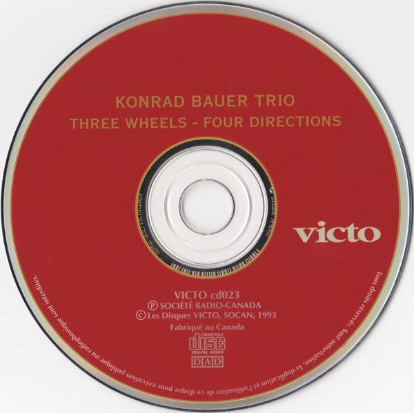 Konrad Bauer Trio : Three Wheels - Four Directions (CD, Album)