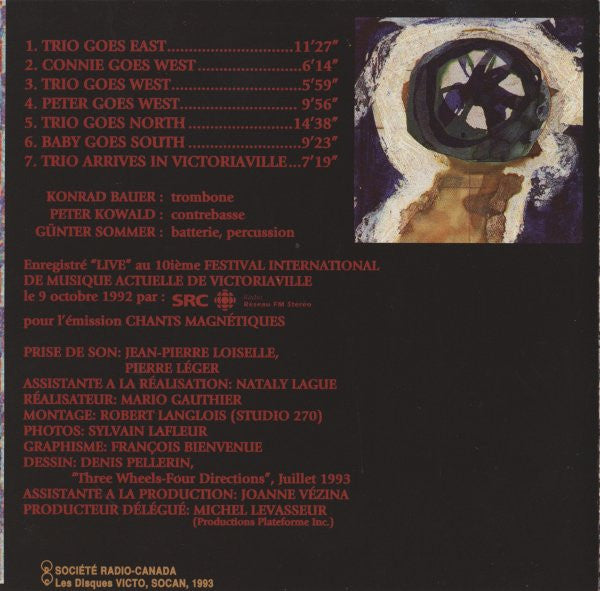 Konrad Bauer Trio : Three Wheels - Four Directions (CD, Album)