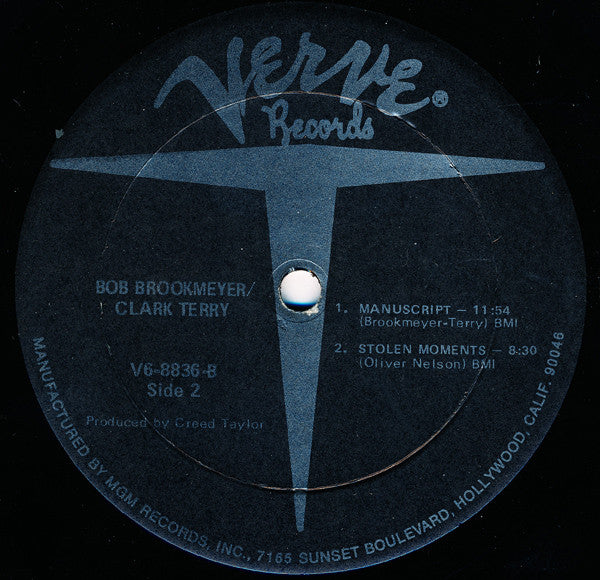 Clark Terry & Bob Brookmeyer : Previously Unreleased Recordings (LP, Album)