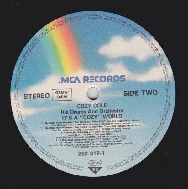 Cozy Cole : It's A Cozy World (LP, Comp)