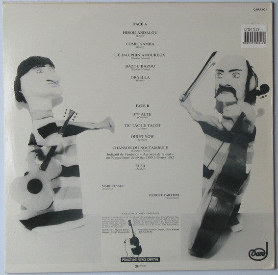Patrice Caratini, Marc Fosset : Troisième Acte (LP, Album)