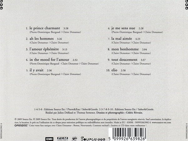Claire Denamur : Claire Denamur (CD, Album, Enh)
