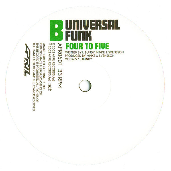 Universal Funk : Streets Of Havanna (12")