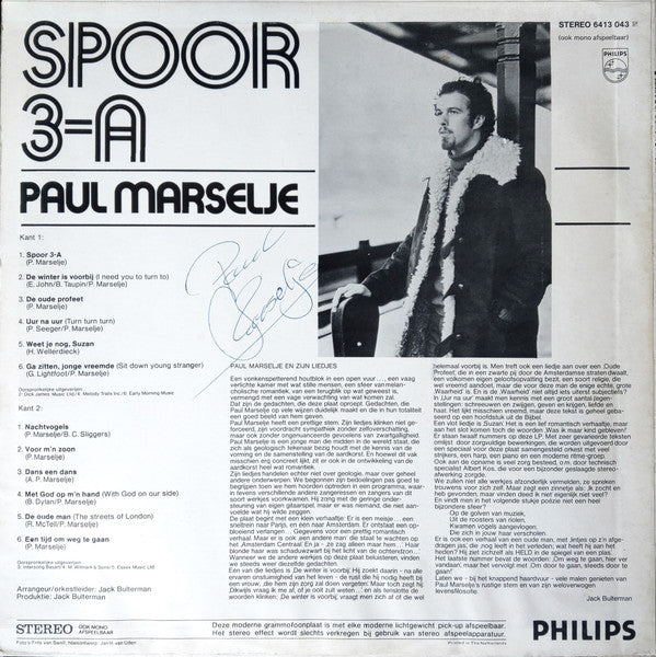 Paul Marselje : Spoor 3-A (LP, Album)