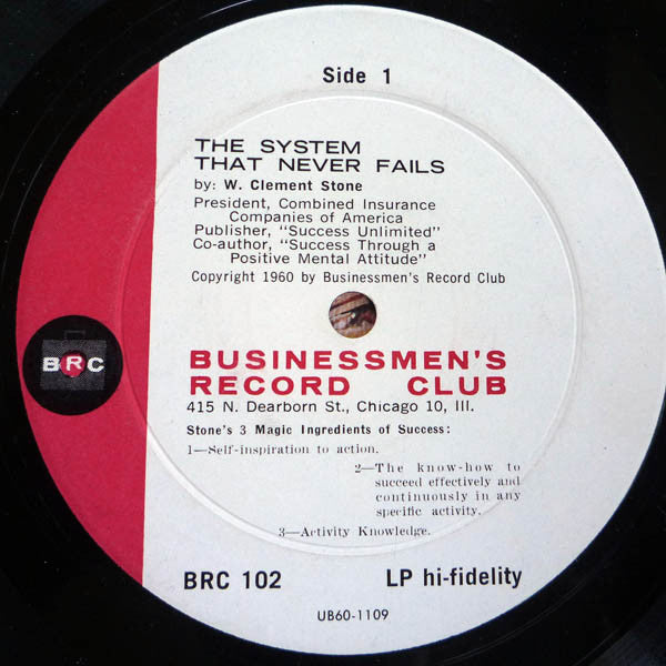 W. Clement Stone : The System That Never Fails (LP)